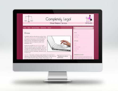 Website Design – Legal Virtual Assistant Irvine – Completely Legal